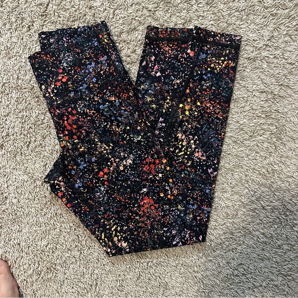 Lululemon Athletica Black Multicolor Leggings - Picture 7 of 7